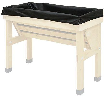VegTrug WHRLS 2240 Stoffeinsatz, Ersatz für kleines Hochbeet von VegTrug, Schwarz
