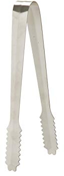 Vacu Vin Stainless Steel Ice Tongs, Silver, 9.5x26.4x2.3 cm