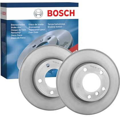 Bosch BD437 Bremsscheiben vorne - 286,2 mm - 1 Satz aus 2 Scheiben | Belüftete, hochgekohlte Bremsscheiben - ECE-R90-zertifiziert - hohe Kühlleistung und zuverlässiger Korrosionsschutz