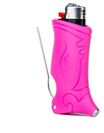 Toker Poker Feuerzeug-Etui, Rosa