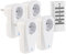 revolt Fernbedienung Steckdose: 4er-Set Funksteckdosen mit Fernbedienung, bis 16 A, 3.680 Watt (Zeitschaltuhr mit, Funkfernschalter, Schaltbare)