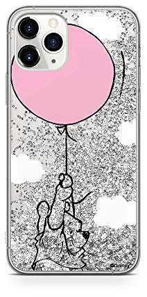 ERT GROUP mobile phone case for Apple Iphone 11 PRO MAX original and officially Licensed Disney pattern Winnie the Pooh and friends 013 adapted to the mobile phone, with glitter overflow effect