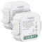 Luminea Home Control Funkdimmer: 2er-Set WLAN-Unterputz-Lichtschalter und -Dimmer, mit App (LED-Dimmer-Schalter Unterputz, Alexa Lichtschalter & Dimmer, Deckenventilator)