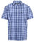 Champion Mens Checked Country Casual Short Sleeve Shirt Croyde Blue XL