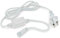 hellum LED-System Profi Lichterkette für Außen verlängerbar Netzkabel mit IP44 Stecker, wetterfest, Länge 300cm, Kabel WEISS, outdoor 555455