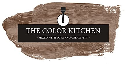Livingwalls THE COLOR KITCHEN universelle Wandfarbe - Malerfarbe für Wohnräume und Arbeitszimmer - matte Innenfarbe in Braun - 2,5l Deckfarbe in TCK6013