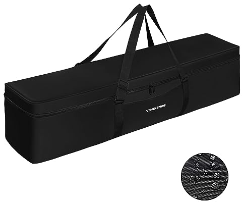 Yorkenbe Campingstuhl-Tasche, Extra Große Reißverschluss Tragetasche, wasserdichte, Zelttasche Großer Einstieg Passt zu den Meisten Feldbetten und Stühlen für Reisen im Freien, 106x20x25cm