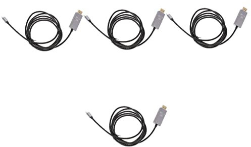 OSALADI 4pcs Usb-c to Cable to Usb c Adapter High Speed Cable for Laptop Monitor