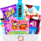 Virale Süßigkeiten Box mit Tiktok Trend Sachen - Prime Drink, Buldak Ramen, Schokobons crispy, Takis blue etc. - Amerikanische Süßigkeiten - Besondere Süssigkeiten Box - Süßigkeiten aus aller Welt