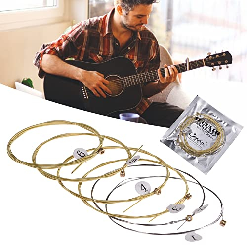 1/2/3 Set Guitar Strings Classical Guitar Premium Brass Strings for Classical and Acoustic Guitars | Guitar Strings, Acoustic Guitar Strings, Replacement Steel Guitar Strings, Create a Wonderful Voice