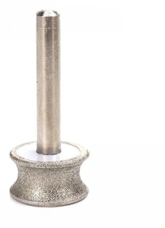 ZSjing Konkave Diamant-Schleifscheibe, Glas-Rundgrat-Bohrer, 2–12 mm, for Armband, Ring, Jade, Schnitzen, Polieren