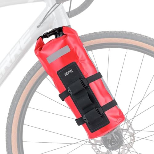 ZEFAL Sacoche Velo Cadre + Sac à Dos Étanche 4L - Support Universel pour Bicyclette et ATV