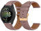 LanQii 20mm Leder Armband für Garmin Approach S50/S44/Vivoactive 6/Vivoactive 5/3 Uhrenarmband, Weiches Leder Ersatzarmband für Garmin Forerunner 570/Forerunner 165/245 Venu Sq 2/Venu 2 Plus, Rosa
