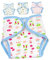 TOBBOMEY 4 Stücke Puppe Windel Reborn Windeln Reborn Baby Windeln Reborn Windel Tasche