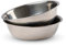 Bonza Deux Gamelles en Acier Inoxydable – Gamelles Chiens et Chats pour Le Poste d'alimentation des Animaux – Deux Gamelles Parfaites pour Les Petits Chiens et Chats