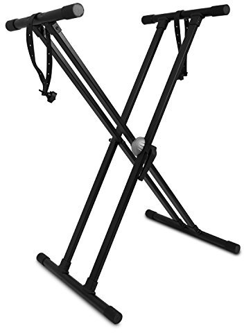 Mad About Keyboard Stand - Doubled Brace X Frame with Securing Straps
