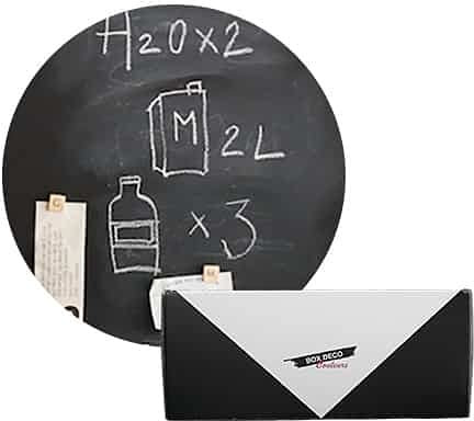 Kit mural pizarra decoración, pintura pared cuadro negro, Kit Pintura completo, Box Déco colores