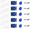 ZkeeShop 5 Stücke RFID Kit mit Reader Sensor Modul, Chip und Card Compatibe für Arduino und Raspberry Pi