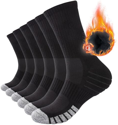 PULIOU Socken Herren Damen 43-46 39-42, Wandersocken Sportsocken Atmungsaktive Baumwolle Trekkingsocken Laufsocken Hochleistung Sneaker Socken 35-38 47-50
