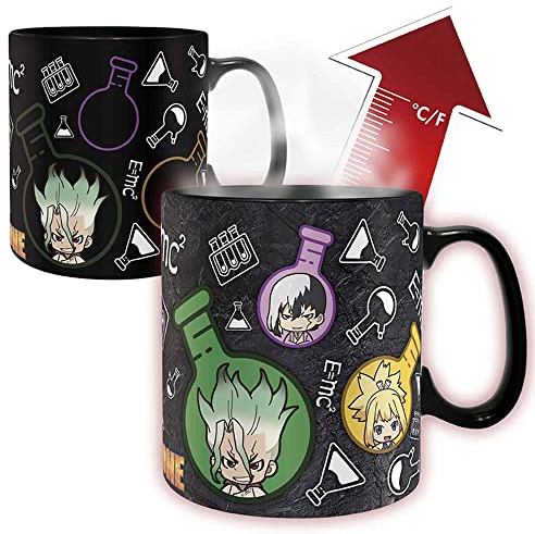 ABYstyle - DR STONE Tazza termica reattiva gruppo formule