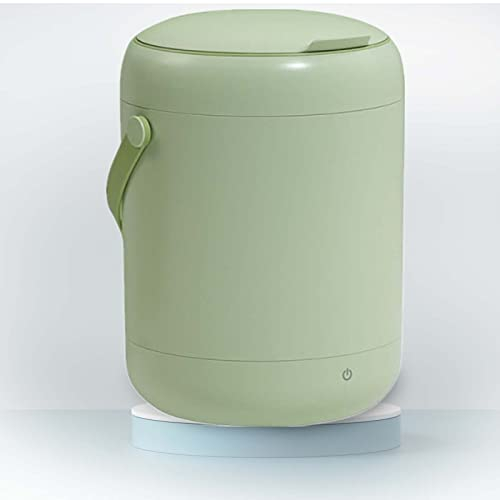 PanHuiWen Mini Lavadora Lavadora Pequena Barata 2.8L Función antibacteriana de luz Azul para Ropa de bebé,Ropa Interior de Mujer,Green