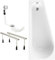 Calmwaters® Raumsparende Eckbadewanne 160x70 cm Essential Small, Made in EU, 3in1 Acryl-Badewanne mit Wannenfüßen & Ablaufgarnitur, platzsparende Badewanne rechte Ausführung, 160 x 70 cm, Weiß