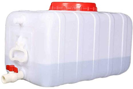 Réservoir d'eau 100L Jerrican Alimentaire Eau Camping avec Robinet, Réservoir de Restauration de Camping de qualité Alimentaire Portable avec Robinet, Parfait pour Voyage Voiture Maison(Size:100L)