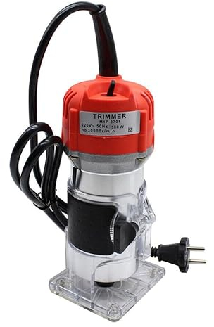 TRIEBAN Défonceuse électrique 800 W 1/4, 220 V, 30 000 tr/min, fraiseuse électrique pour le travail du bois, fraiseuse stratifiée