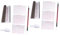 VILLCASE 12 Stk Übungsmatte Für Chinesische Kalligrafie Sumi-papier Xuan-papier Reispapier Gerasterte Stoffmatte Chinesisches Tuch Kalligraphiepapier Suite Kind Horizontales Gitter Bambus
