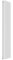 Vertical Radiator White Oval Column Double Tall Small Bathroom Kitchen Living Dining Room Radiators Upright 1600 x 354mm Wall-Mounted