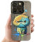 Creative Case for iPhone, Colorful Graffiti Designs Case for iPhone13 Pro Max (Black-Big Cat)