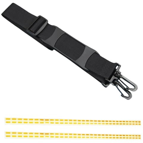 IKOPFLN Universaler Scooter Schultergurt – Verstellbarer Tragegurt für Kinderfahrräder, E-Scooter, Laufräder, Yoga-Matten, Laptoptaschen und mehr – Komfortables Scooter Zubehör (Schwarz)