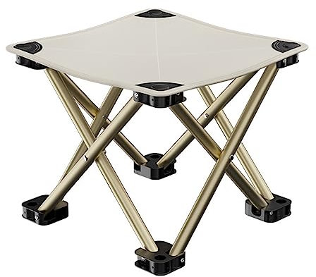 WASTEBIN Tragbarer Zusammenklappbarer Campingstuhl Freien Strandstuhl Zusammenklappbarer Fußhocker Wandern Zug Reisen Angelstuhl Werkzeuge