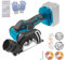 Akku Winkelschleifer kompatibel mit Makita 18 V Akku, 500w Kabelloser Schleifer mit Schneidemesser 20000 RPM 3inch Scheibendurchmesser für Schneiden Schleifen(Nur bloßes Werkzeug)