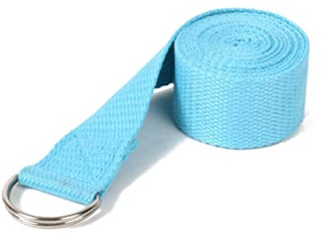 Sosoport Yoga-übungsgurte Mit Dehnbarem Baumwollmaterial D-schnalle Daily Fitness Sky