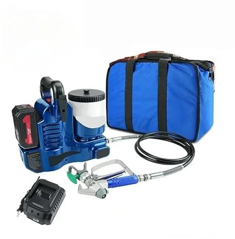 HPHPH Pulverizador de Pintura eléctrico sin Aire de Alta presión, Recargable con batería de Litio, Estilo Mochila pequeña