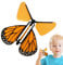 Generico Fluttering Butterfly | Magic Flight with Elastic Ties | Show Accessory with Elastic Band - Ideal for Birthdays, Weddings, Parties and Greeting Cards