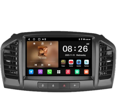 Car Multimedia System für Opel Insignia 2008-2012/Buick Regal 2009-2013 Android 15 9 Zoll Navigationsausrüstung mit Bluetooth GPS WiFi Fm UBS Für, 8 Core 4G+64G
