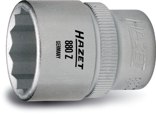 HAZET Steckschlüsseleinsatz 880Z-21, 3/8 Zoll (10 mm) Vierkant, SW 21 mm | 3/8 Zoll (10 mm) Vierkant hohl, Antrieb 3/8 Zoll (10 mm) Vierkant hohl, Abtrieb Außen-Tractionsprofil Doppelsechskant, 62 g