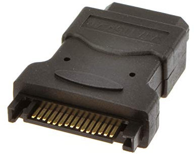 SATA Energía Clavija a 4 Pines LP4 Molex Enchufe Adaptador PSU Convertidor