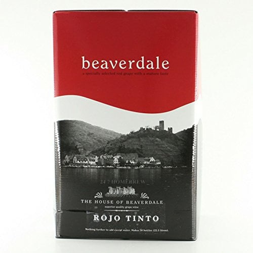Beaverdale Rojo Tinto Red Wine Kit - 7.5kg makes 30 bottle 23L - just add water