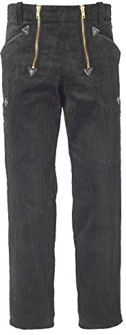 JOB Zunfthose aus Trenkercord gerade Form, Farbe schwarz