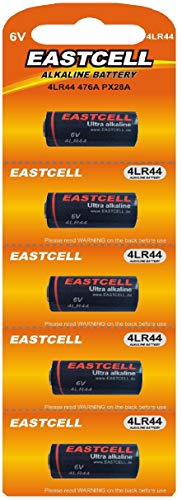 5 x 4LR44 6V Batterie, A544, GP476A, PX28, 4G13, 476A, L1325, Batterien für Hundehalsband, Kamera, Hund bellen