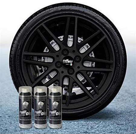 Sophisticauto Pacco da 3 Full Dip vernice removibile NERO OPACO