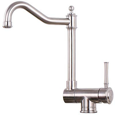 robinet rabattable 304 cuisine en acier inoxydable robinet chaud et froid pliant rotation monotrou fenêtre intérieure évier lavabo évier bassin robinet court