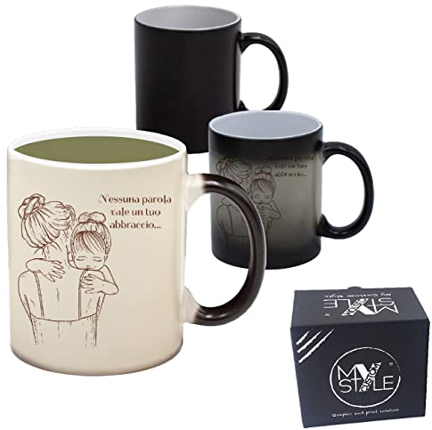 My Custom Style Tazza Magica termosensibile#Mamma - Abbraccio#325ml