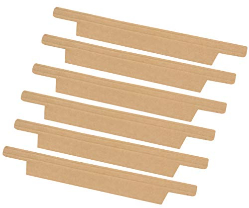 Cabilock 100 Stücke Lebensmittel Verschlussclips Kraftpapier Tüten Clips Beutel Clips Verschlussklemmen Aromaclips für Papiertüten Tüten Beutel