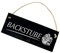 Schild Schiefertafel graviert - BACKSTUBE Bäckerei - Schiefer Türschild 22x8cm | Dekolando Home Accessoires
