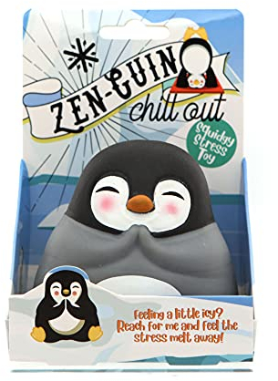 Boxer Gifts Zen-Guin Stressabbau-Spielzeug | Hilft bei Angstzuständen | Lustiges Pinguin-Themen-Schreibtisch-Accessoire, Geschenk, BB2236