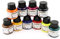 Liquidraw Lot de 10 encres acryliques pour artistes 35 ml pour peinture, dessin, peinture, art, pinceaux